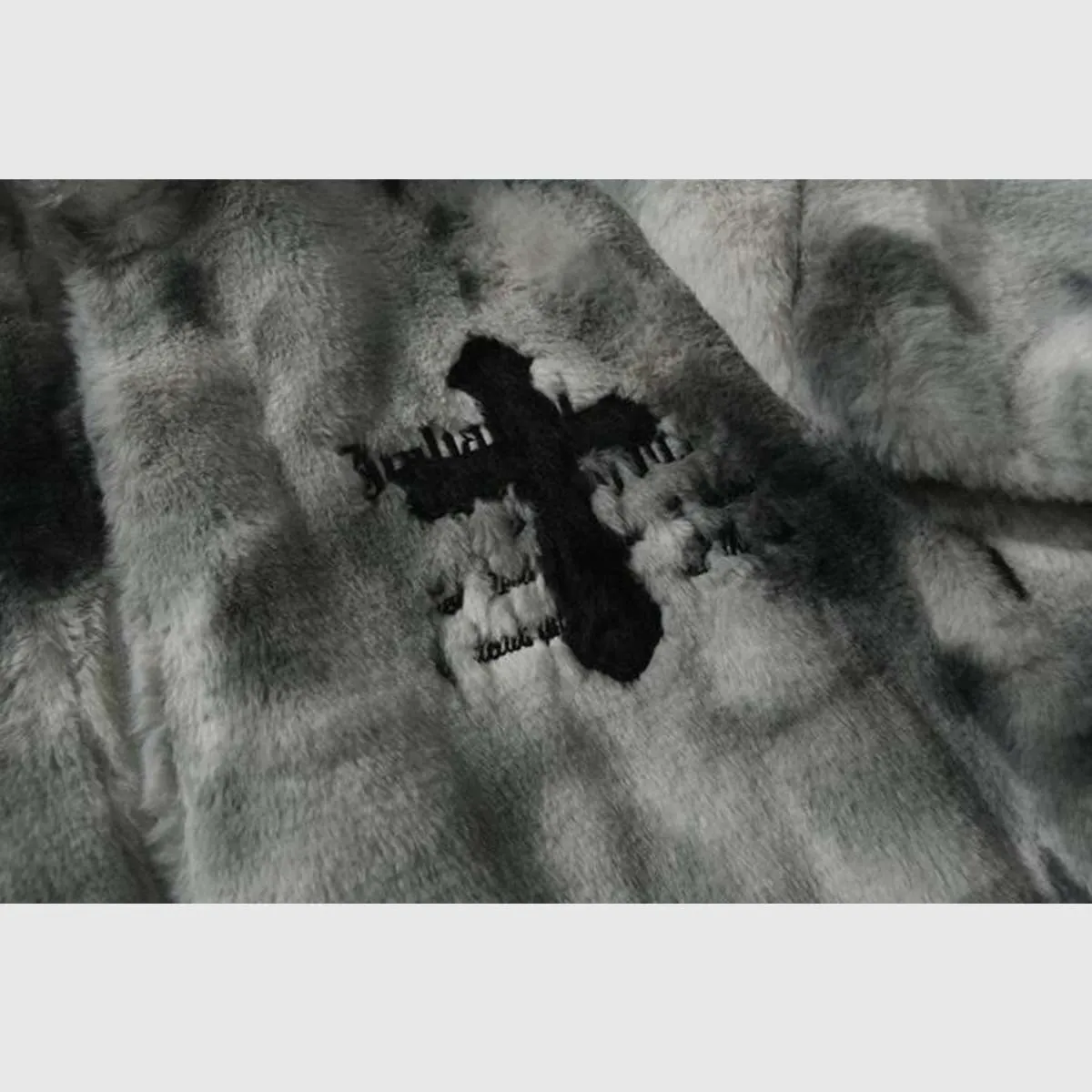 Tillbuy Tie-Dye Sherpa Coats