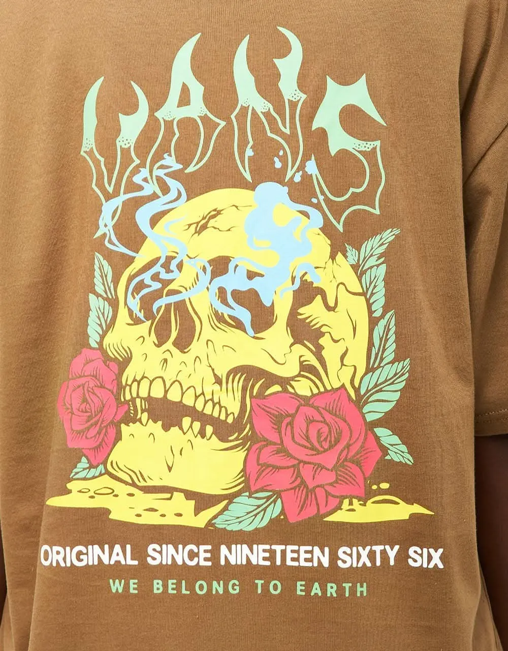 Vans Smoked Skull T-Shirt - Kangaroo
