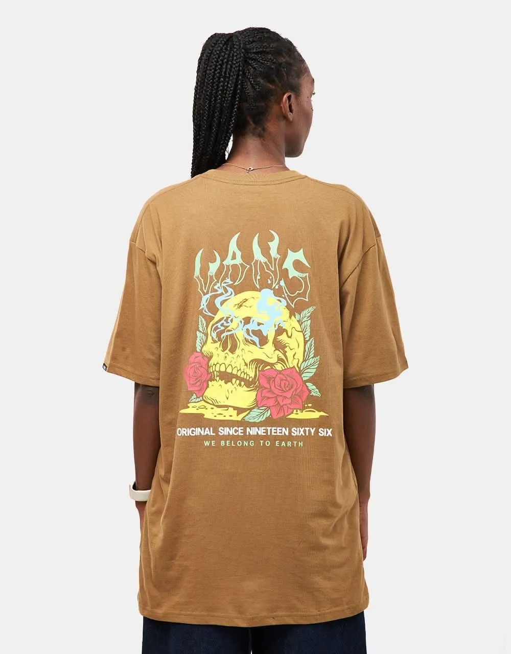 Vans Smoked Skull T-Shirt - Kangaroo