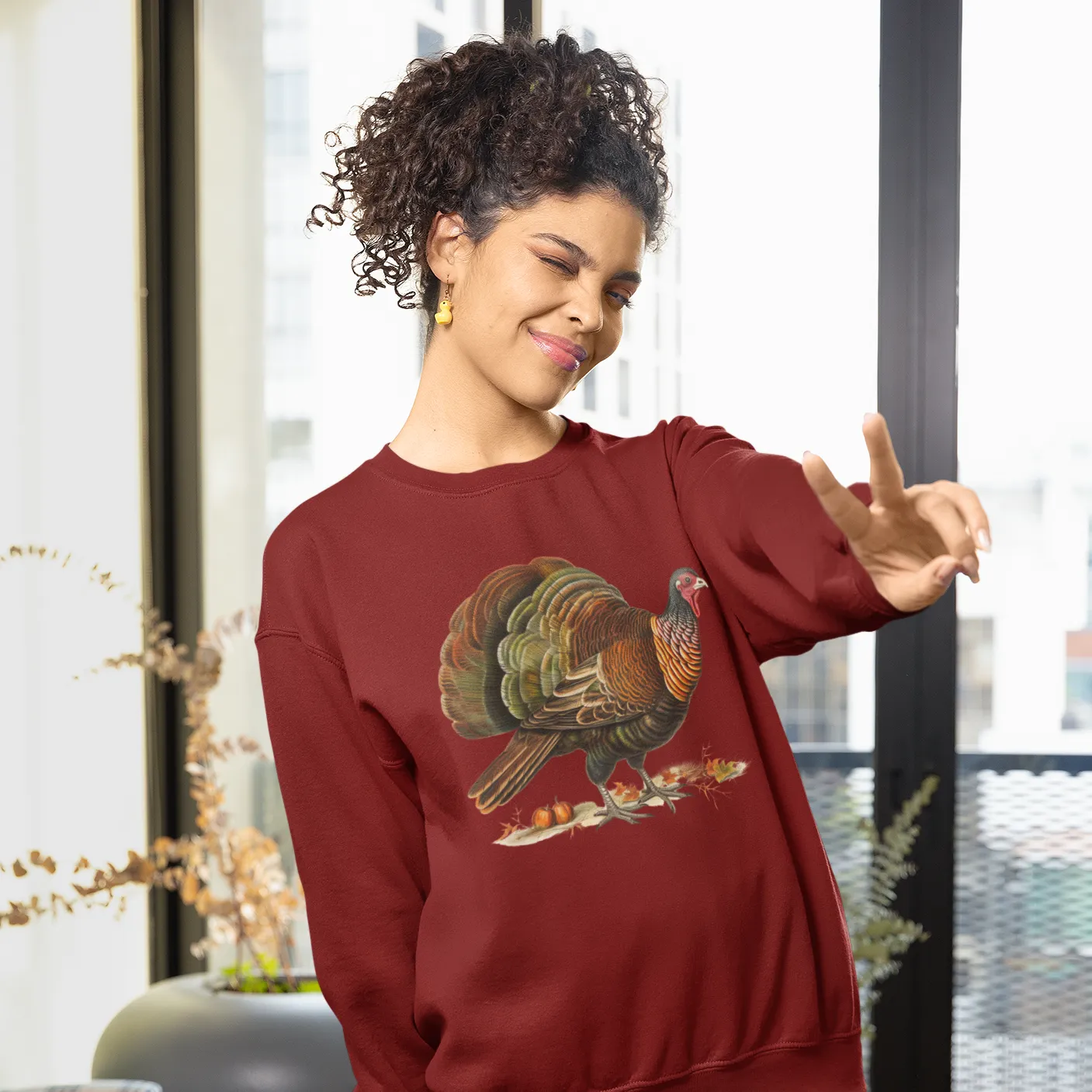 Vintage Turkey Sweatshirt, Thanksgiving Shirt, Thanksgiving Sweatshirt, Autumn Shirt, Fall Sweatshirt, Turkey Shirt, Vintage Thanksgiving