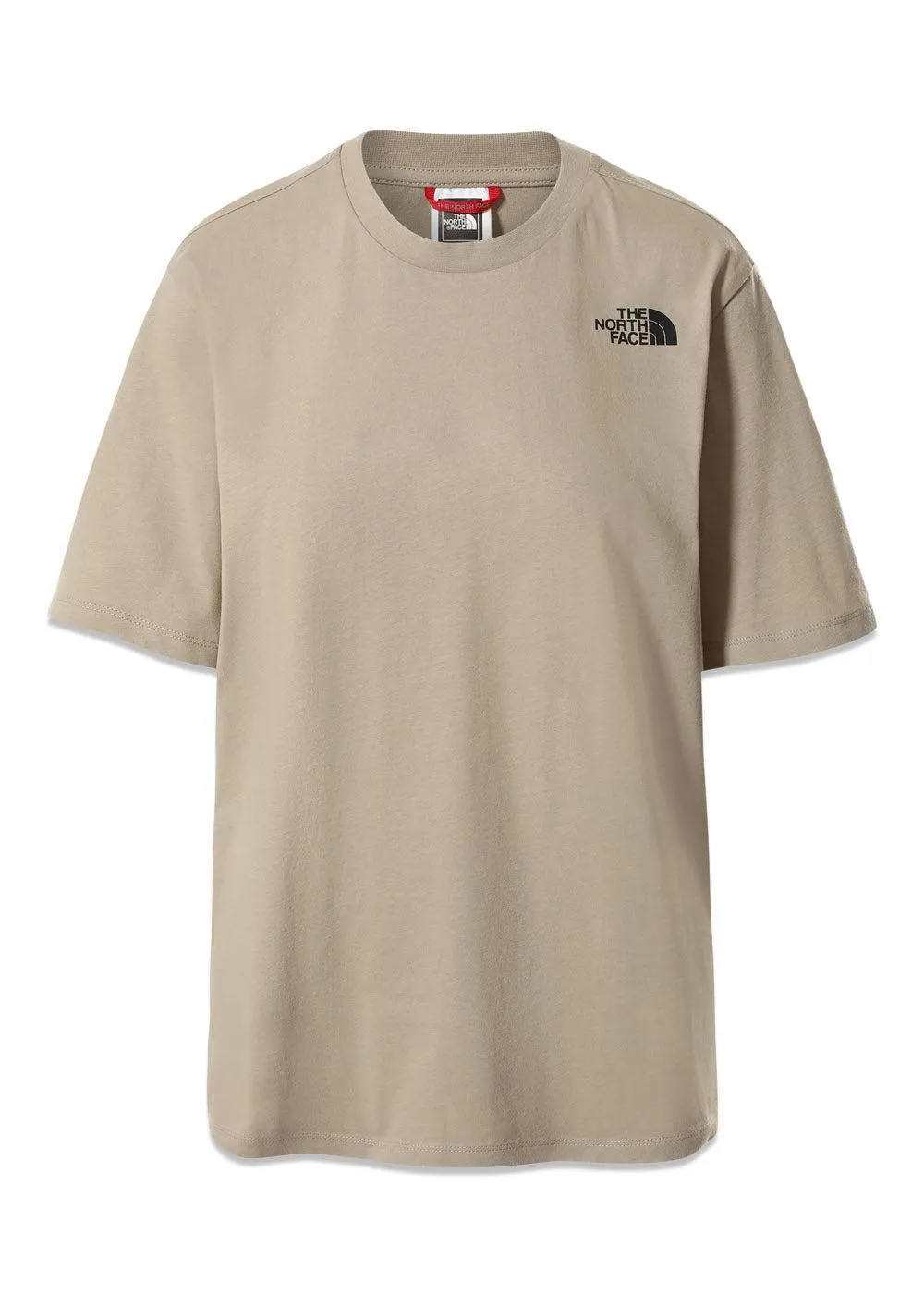 W Relaxed Redbox Tee - Flax/Gardenia White
