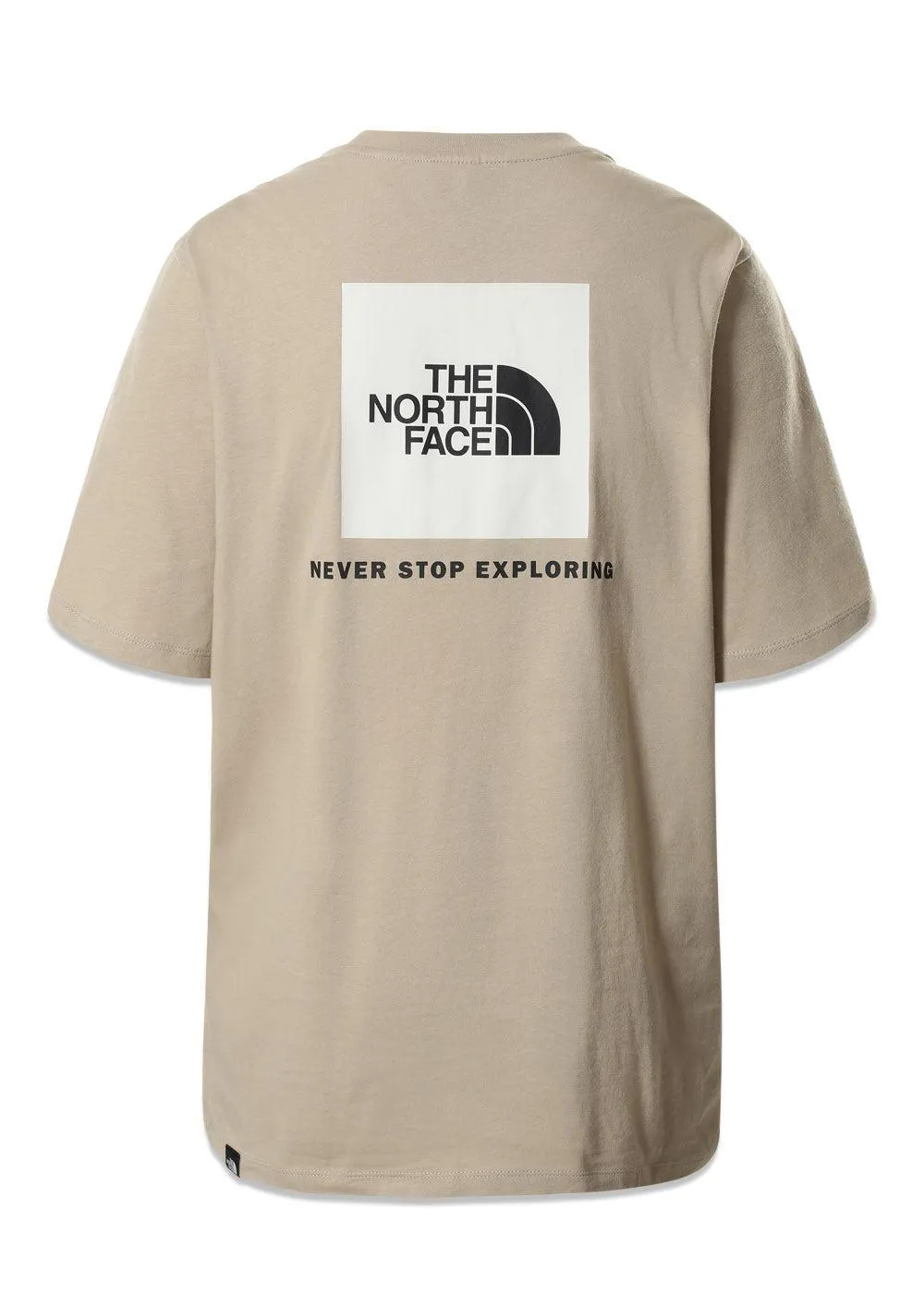 W Relaxed Redbox Tee - Flax/Gardenia White