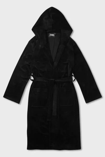 Webbed Robe - Black -
