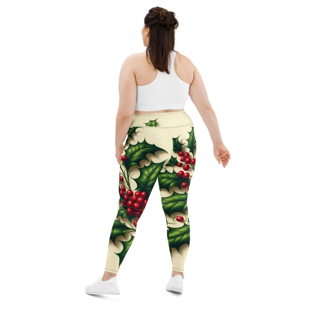Whimsical Winter Wear Plus Size Leggings