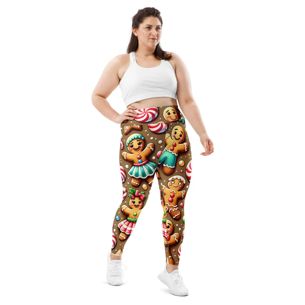 Whimsical Winter Wear Plus Size Leggings