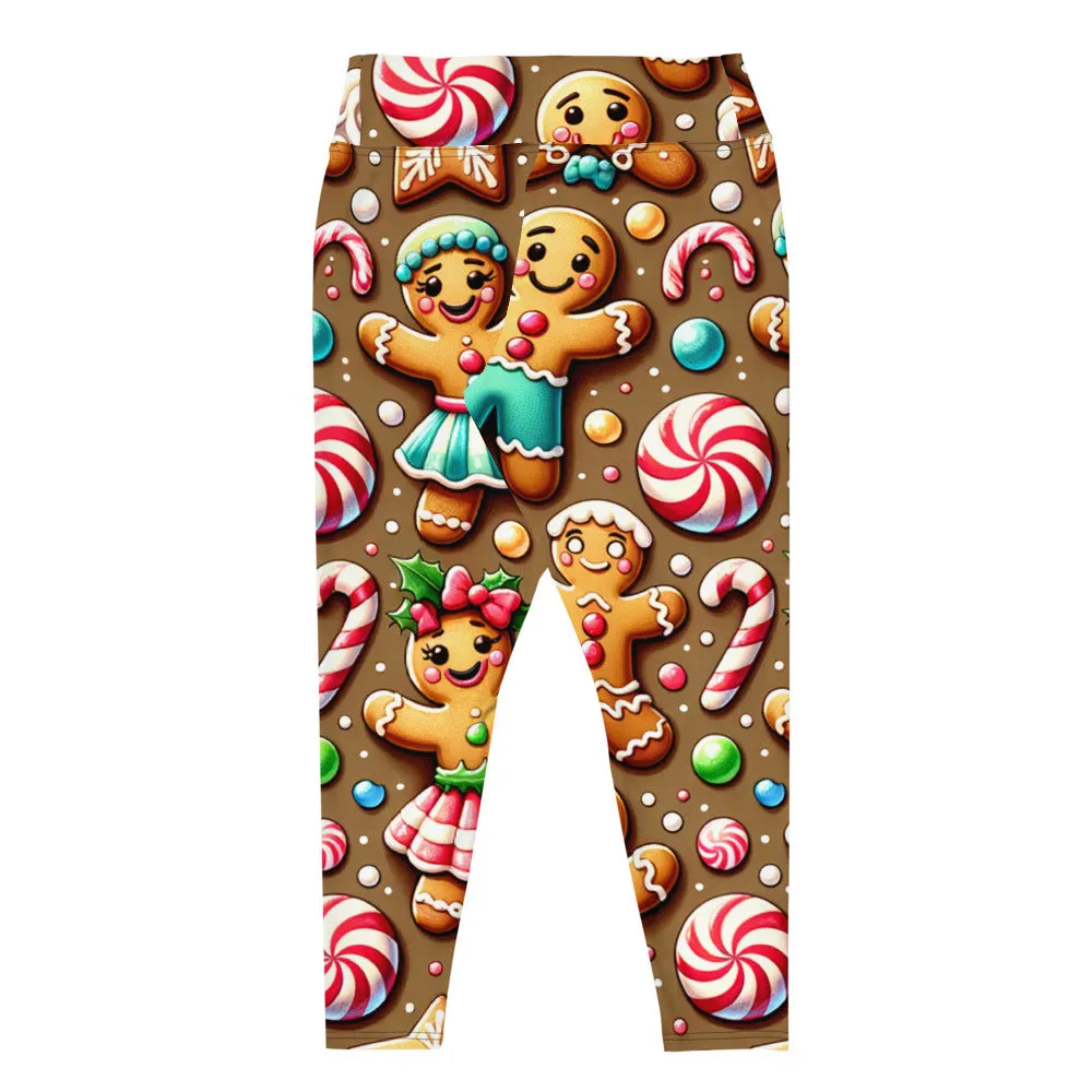 Whimsical Winter Wear Plus Size Leggings