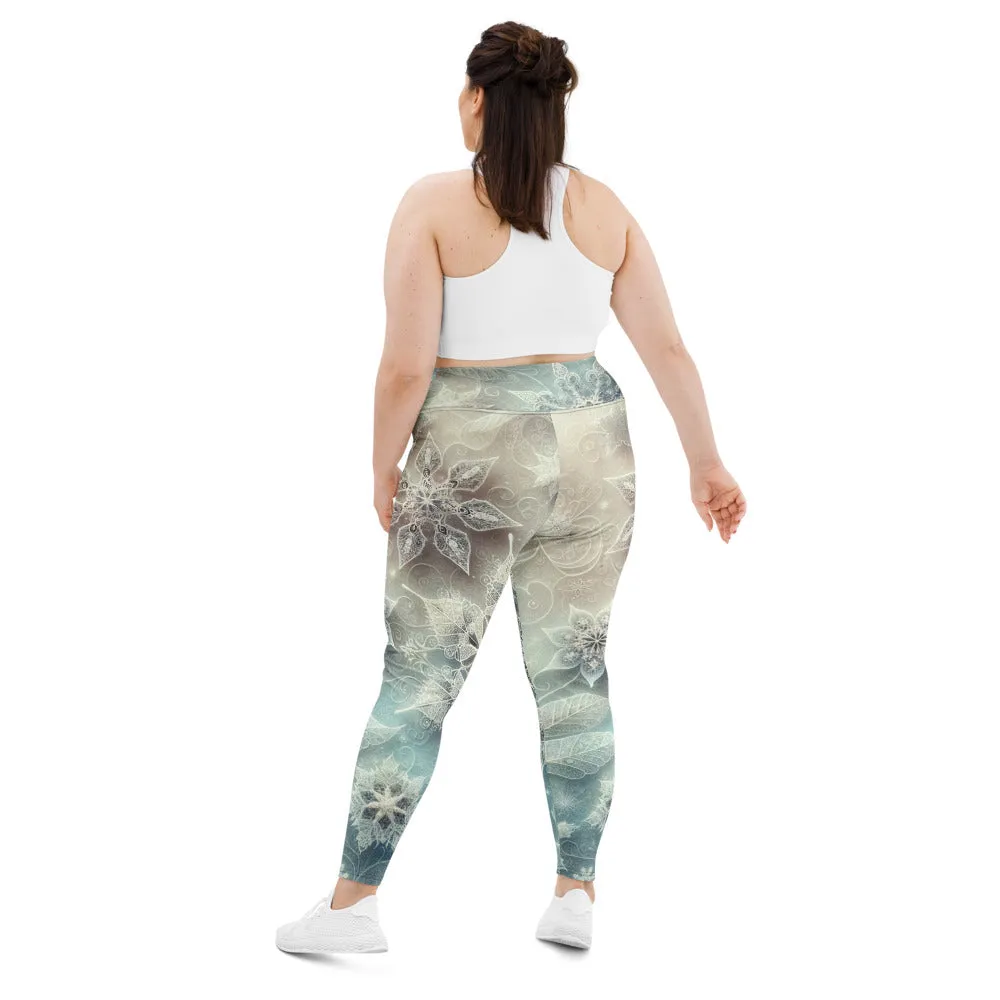 Whimsical Winter Wear Plus Size Leggings
