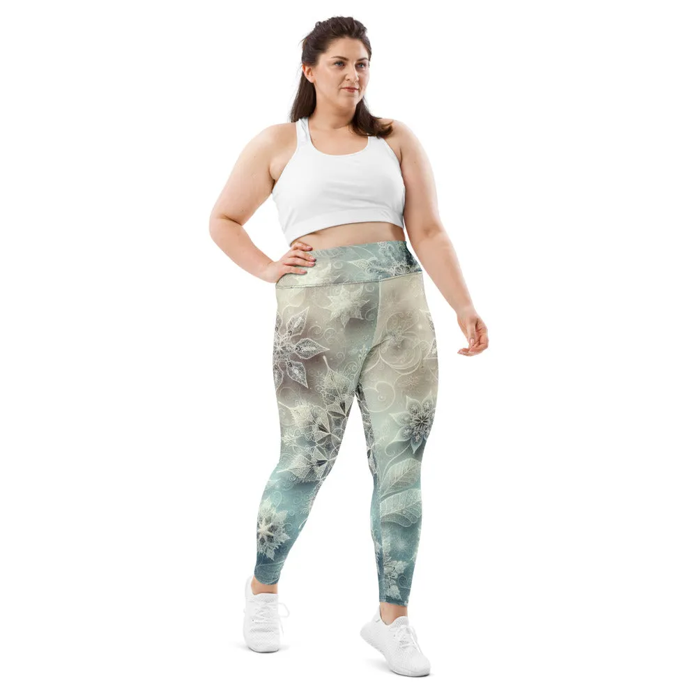 Whimsical Winter Wear Plus Size Leggings