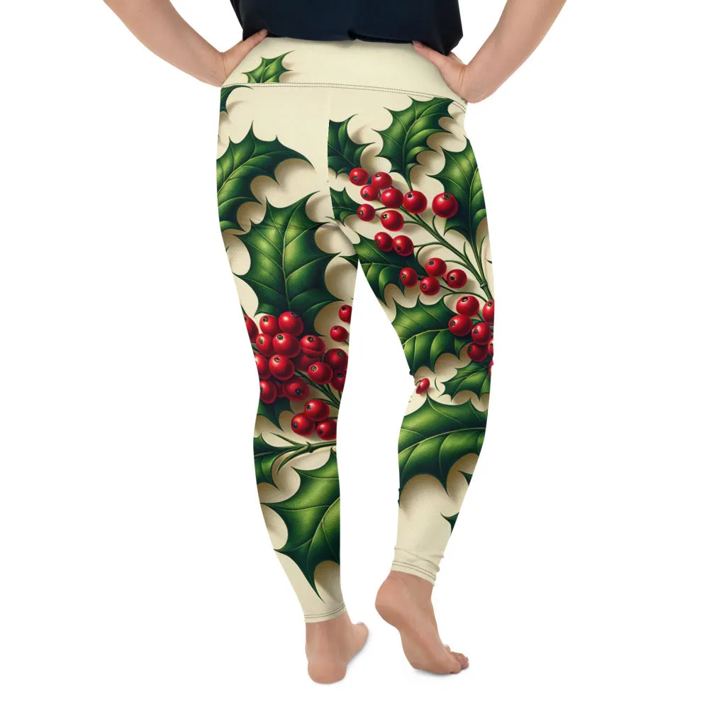 Whimsical Winter Wear Plus Size Leggings