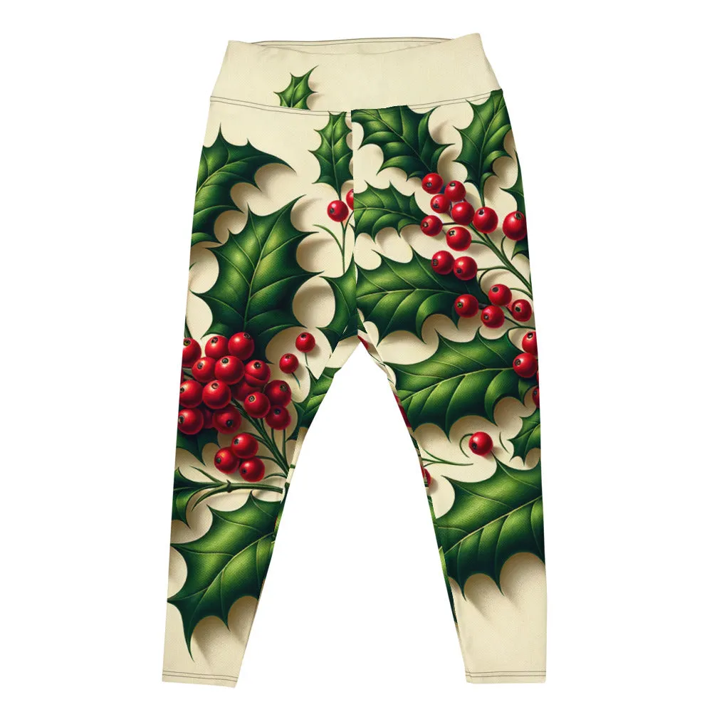 Whimsical Winter Wear Plus Size Leggings