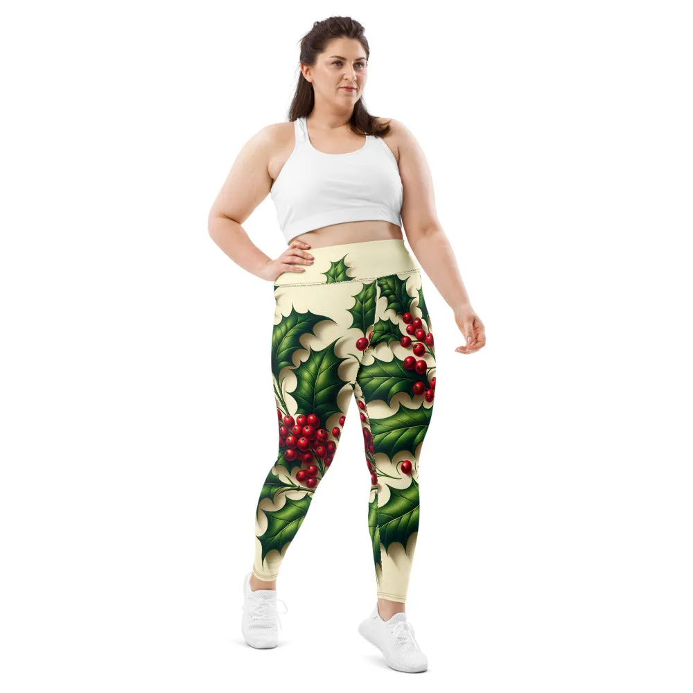 Whimsical Winter Wear Plus Size Leggings