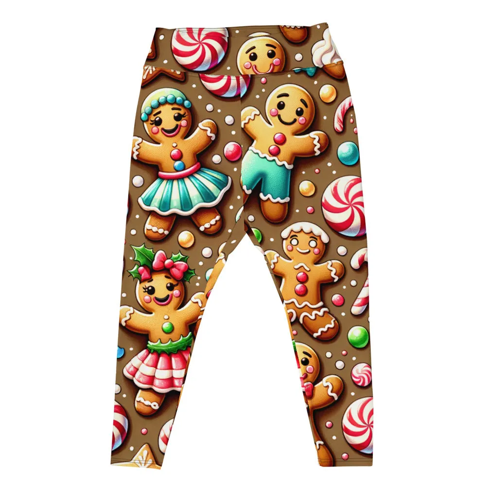Whimsical Winter Wear Plus Size Leggings