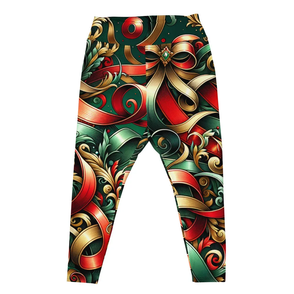 Whimsical Winter Wear Plus Size Leggings