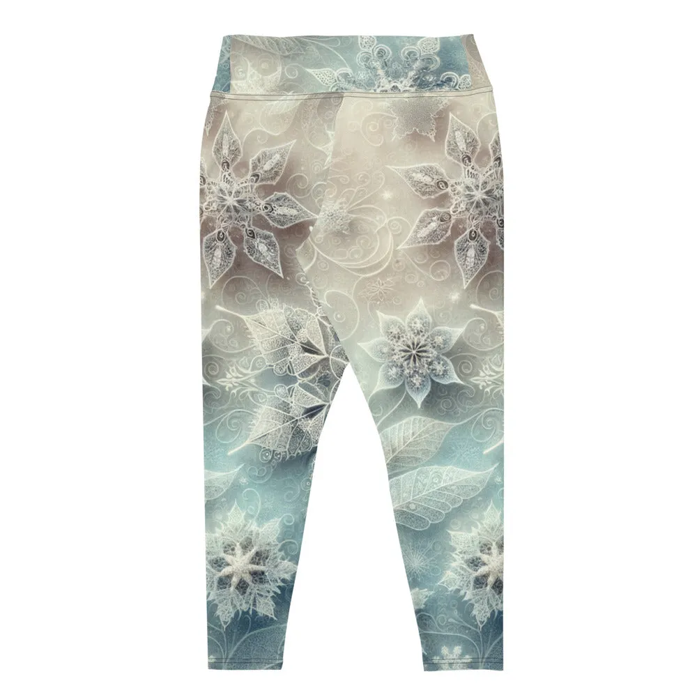 Whimsical Winter Wear Plus Size Leggings