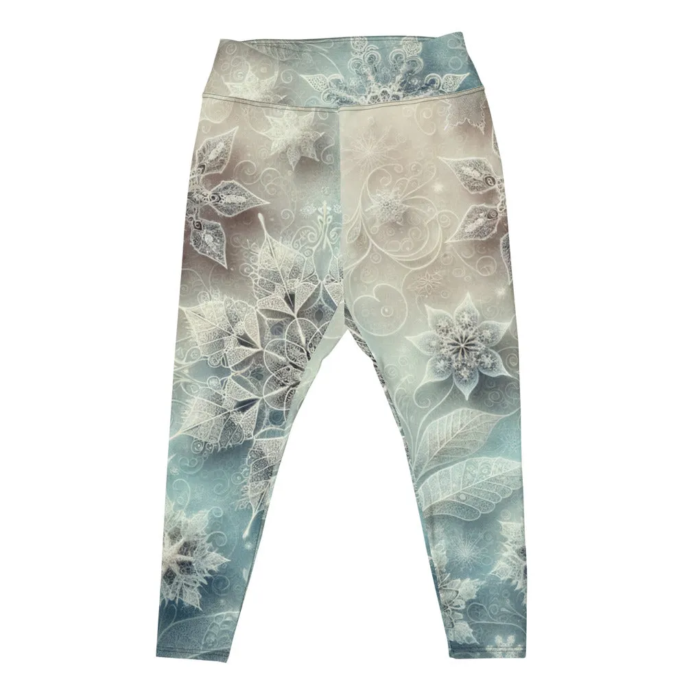 Whimsical Winter Wear Plus Size Leggings