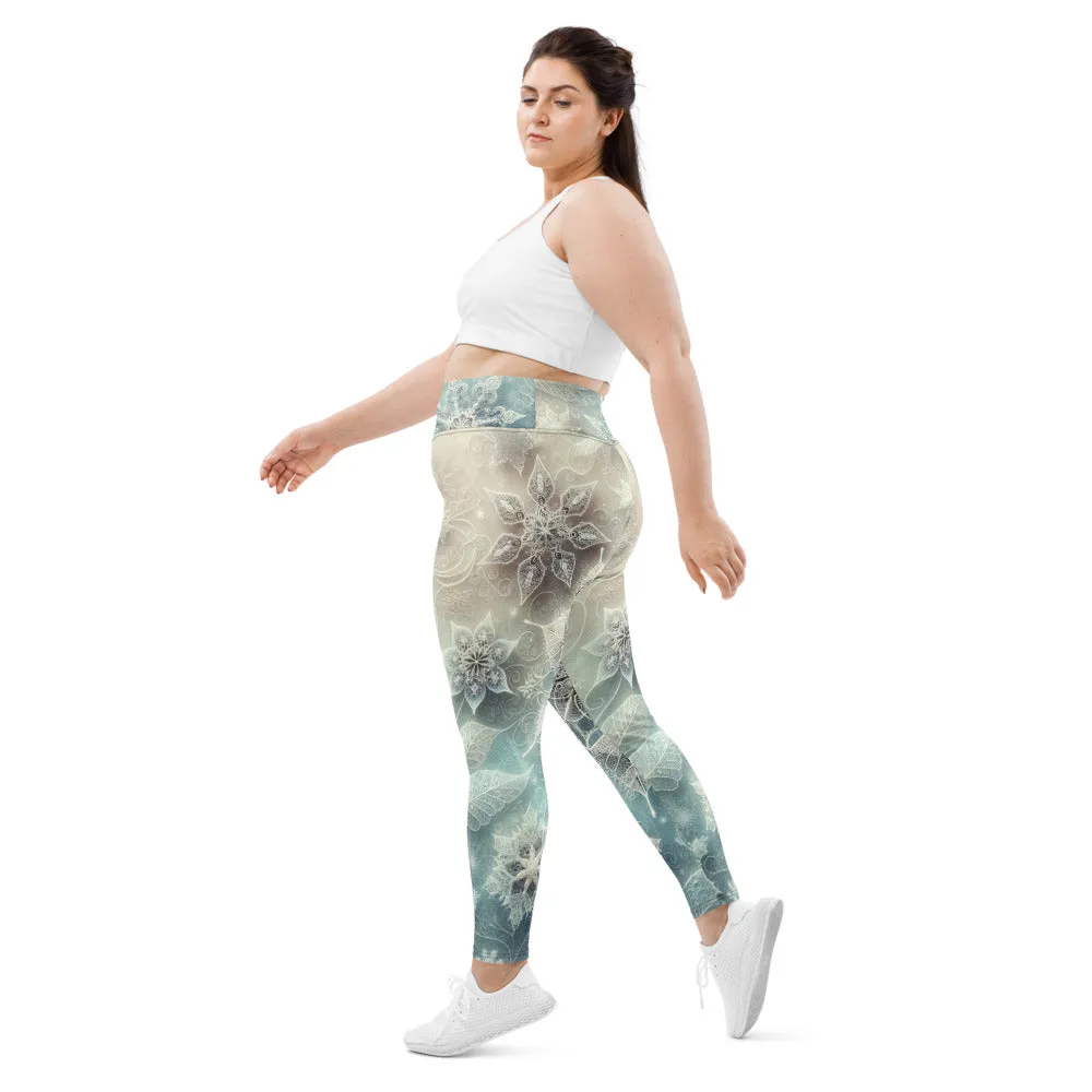 Whimsical Winter Wear Plus Size Leggings