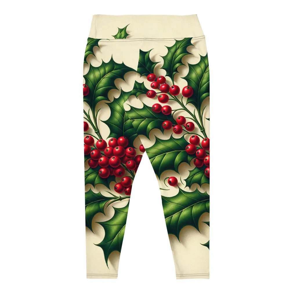 Whimsical Winter Wear Plus Size Leggings