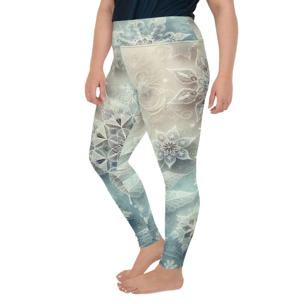 Whimsical Winter Wear Plus Size Leggings