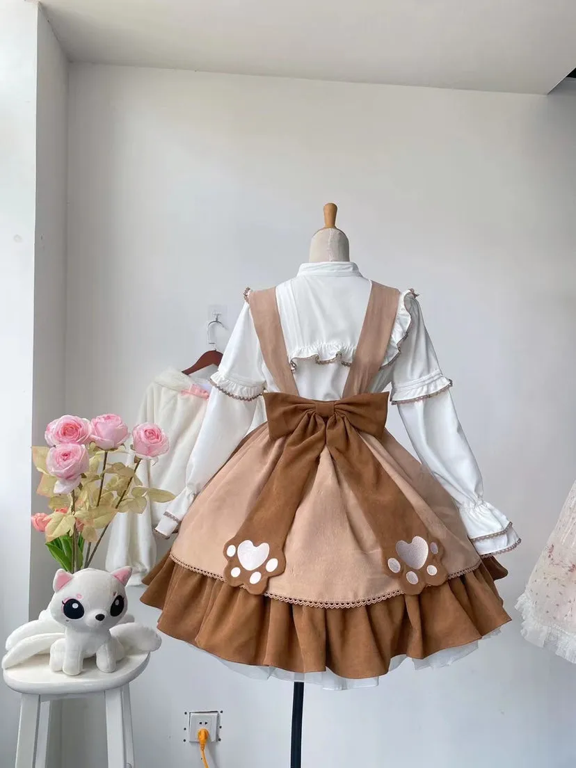 Winter JSK & Coats♥Pre-order 2 weeks♥Winter Sleeping Bear♥Sweet Lolita