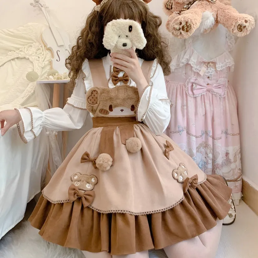Winter JSK & Coats♥Pre-order 2 weeks♥Winter Sleeping Bear♥Sweet Lolita