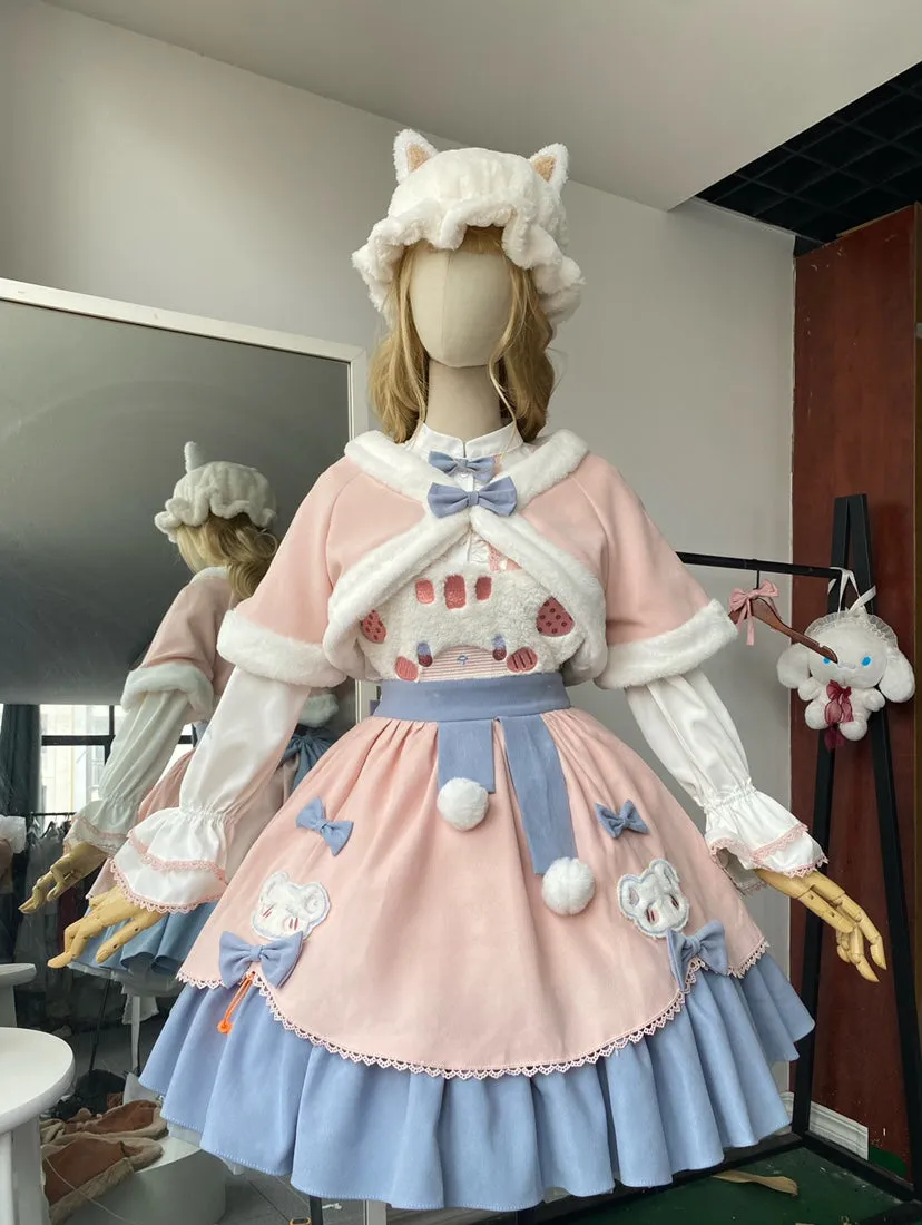 Winter JSK & Coats♥Pre-order 2 weeks♥Winter Sleeping Bear♥Sweet Lolita