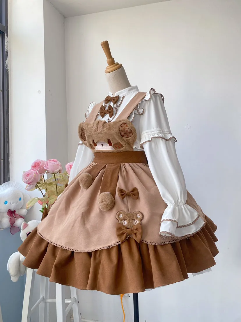 Winter JSK & Coats♥Pre-order 2 weeks♥Winter Sleeping Bear♥Sweet Lolita