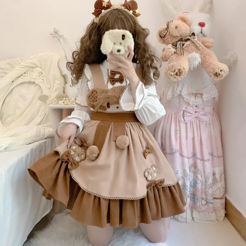 Winter JSK & Coats♥Pre-order 2 weeks♥Winter Sleeping Bear♥Sweet Lolita